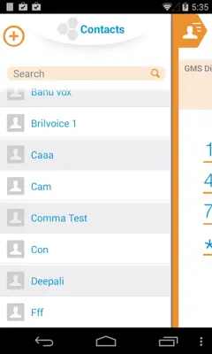 GMS Dialer android App screenshot 2